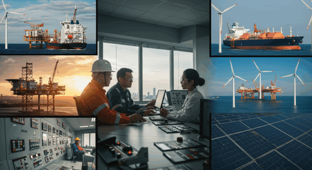 EnergyEdge training for oil, gas, LNG, renewables, wind, solar, and power industries driving the energy transition